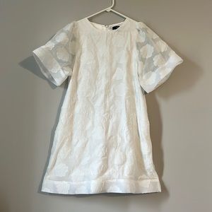 White floral print dress!